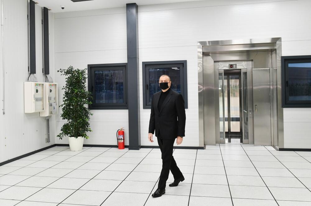 Президент Ильхам Алиев принял участие в церемонии открытия энергетического узла «Гобу»