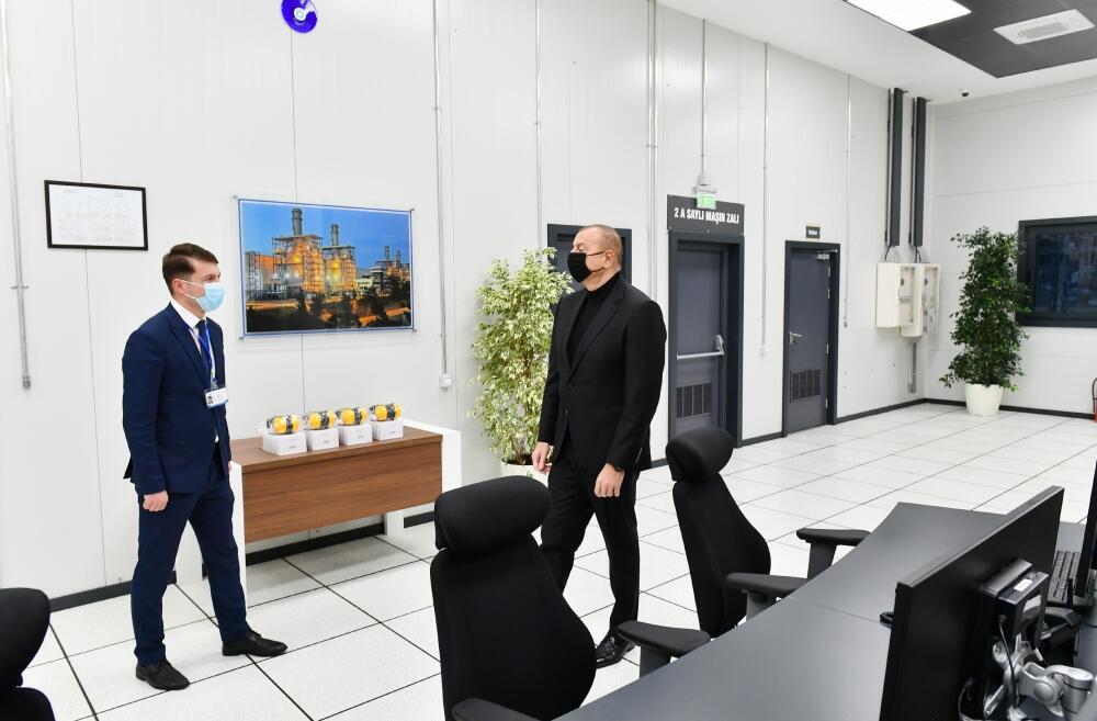 Президент Ильхам Алиев принял участие в церемонии открытия энергетического узла «Гобу»