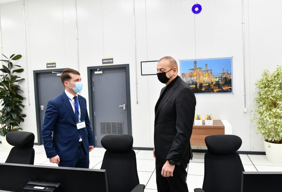 Президент Ильхам Алиев принял участие в церемонии открытия энергетического узла «Гобу»