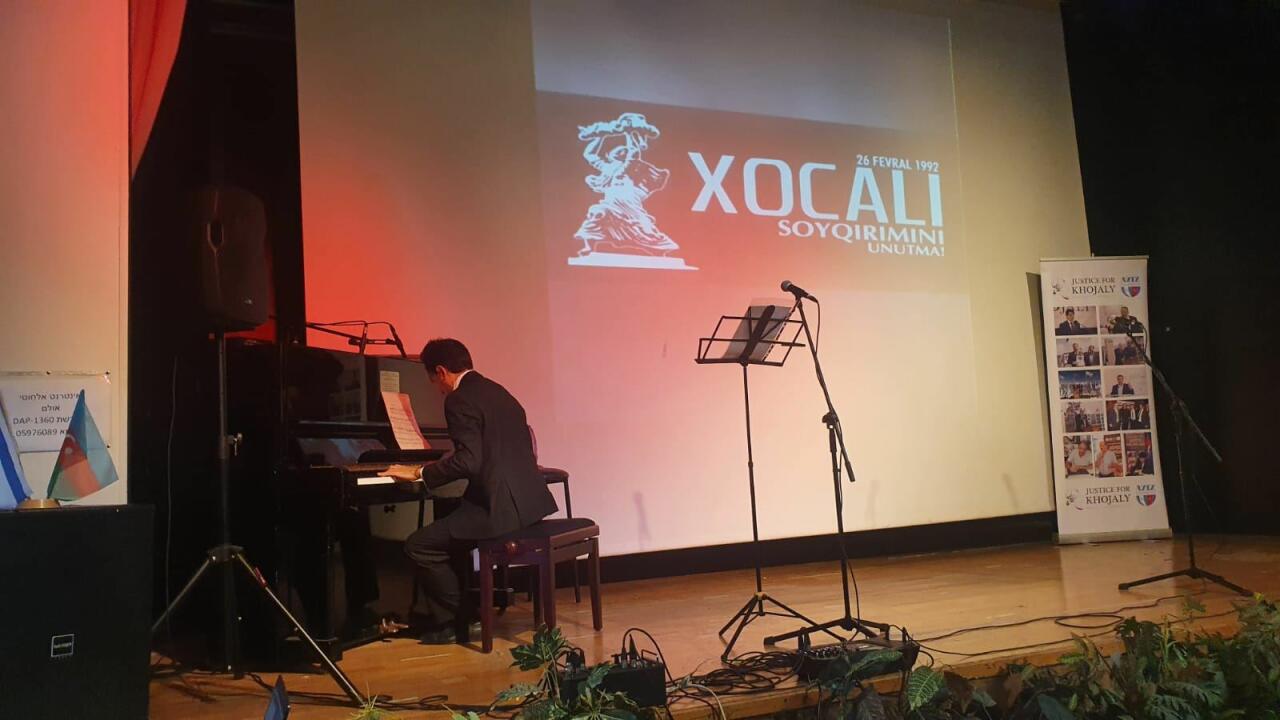 İsraildə Xocalı qurbanlarının anım mərasimi keçirilib