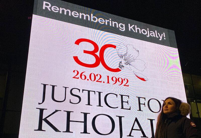 Finlandiya paytaxtında Xocalı soyqırımına dair məlumatlandırma aksiyası təşkil edilib