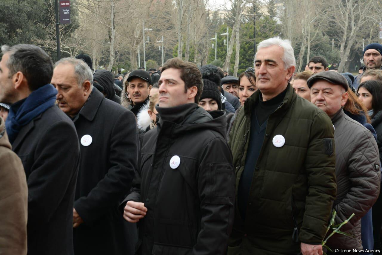 Азербайджанский народ чтит память жертв Ходжалинского геноцида