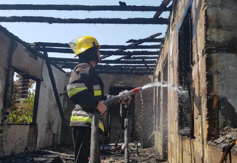 Пожар в Сальяне