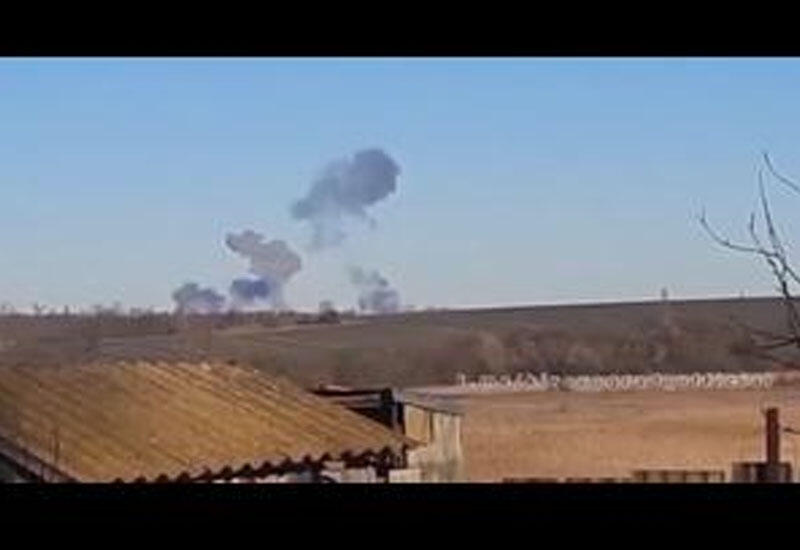 Кадры ракетного удара по аэродрому под Кировоградом