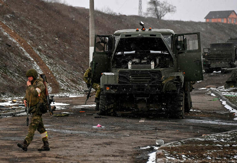 Российские вертолеты уничтожили колонны техники украинских войск