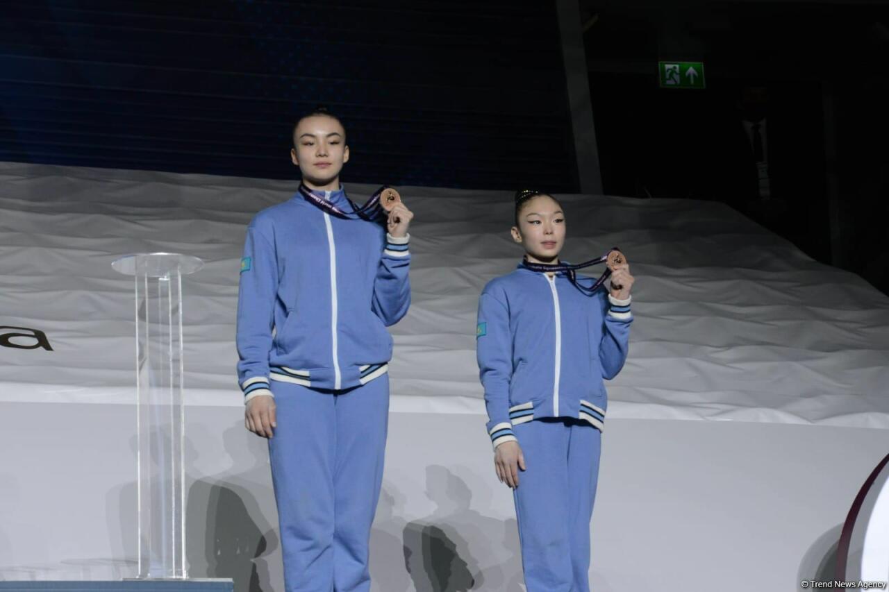 ЧМ в Баку: состоялась церемония награждения победителей среди женских и мужских пар