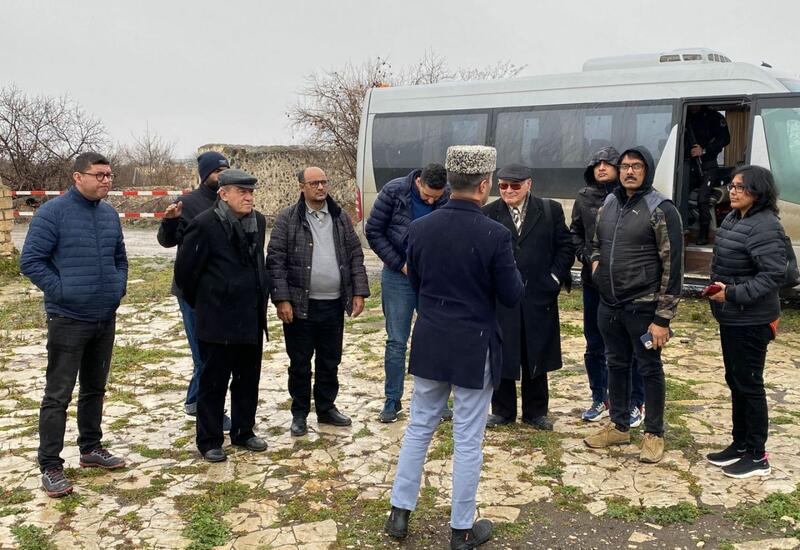 Xarici jurnalistlərin Ağdam şəhərinə səfəri başlayıb