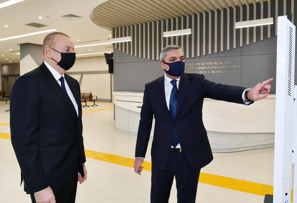 Prezident İlham Əliyev Prezident Administrasiyasının Vətəndaş Qəbulu Mərkəzinin açılışında iştirak edib