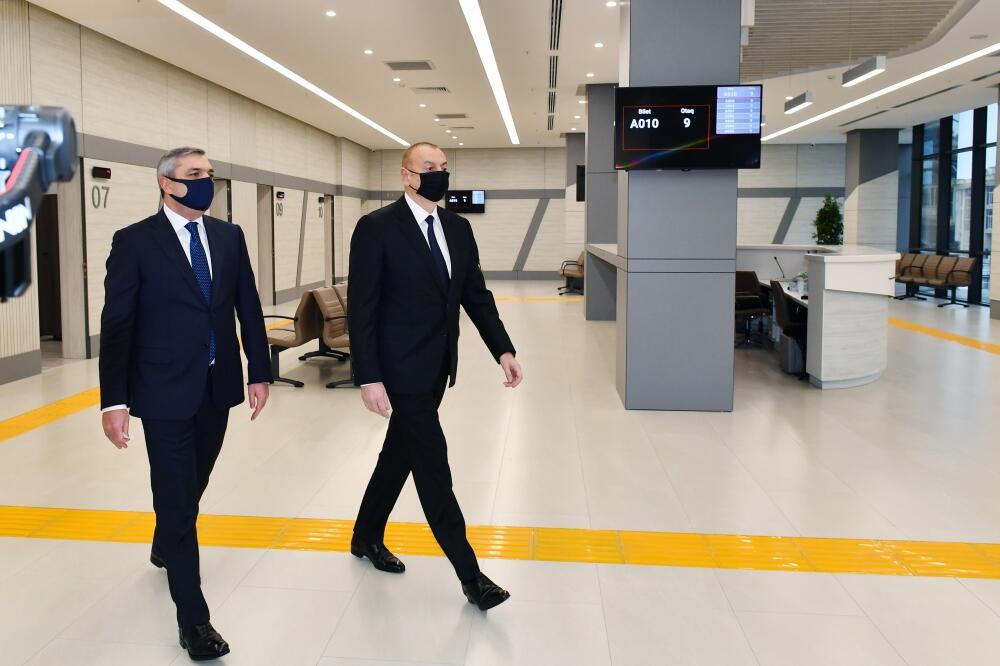 Prezident İlham Əliyev Prezident Administrasiyasının Vətəndaş Qəbulu Mərkəzinin açılışında iştirak edib
