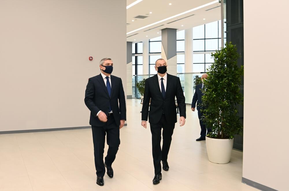 Prezident İlham Əliyev Prezident Administrasiyasının Vətəndaş Qəbulu Mərkəzinin açılışında iştirak edib