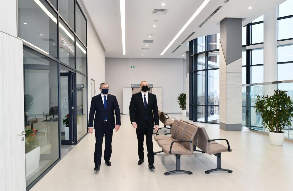 Prezident İlham Əliyev Prezident Administrasiyasının Vətəndaş Qəbulu Mərkəzinin açılışında iştirak edib