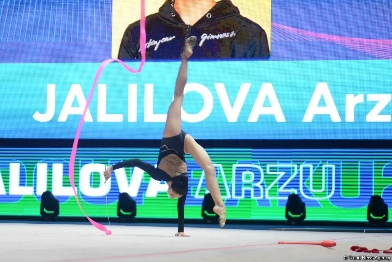 Кубок мира FIG в Баку: Стали известны результаты Арзу Джалиловой и Зохры Агамировой за упражнения с лентой
