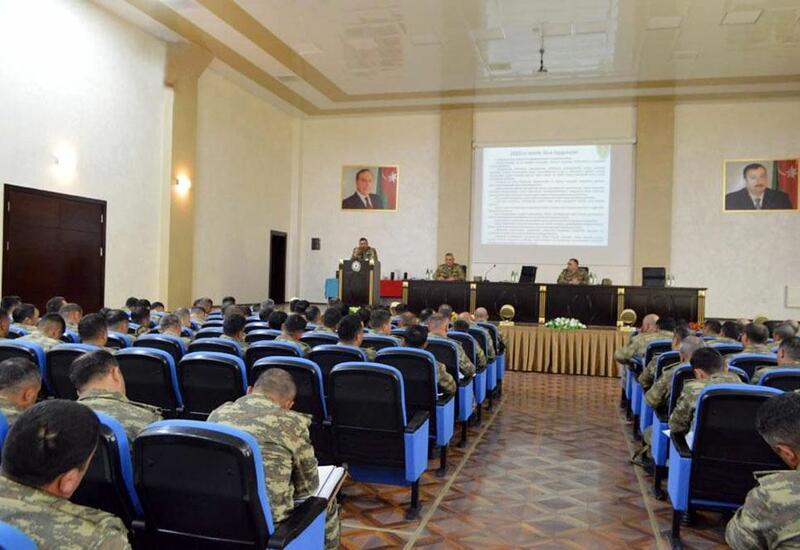 В Сухопутных войсках Азербайджана состоялось заседание по итогам первой четверти учебного года