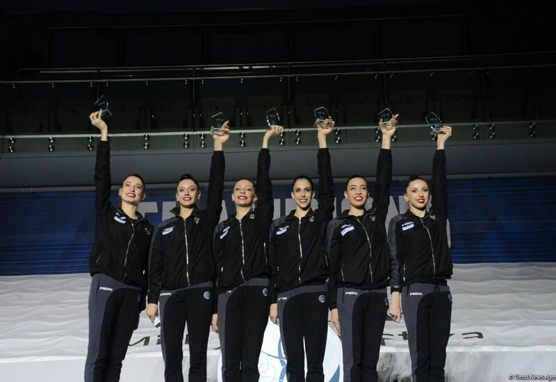 В рамках Кубка мира в Баку гимнасткам вручили AGF Trophy