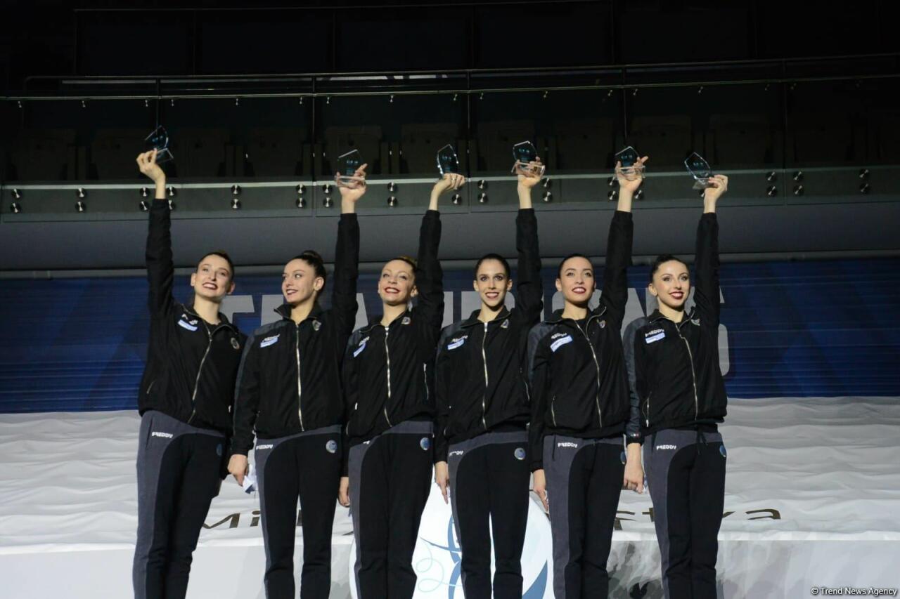 В рамках Кубка мира в Баку гимнасткам вручили AGF Trophy