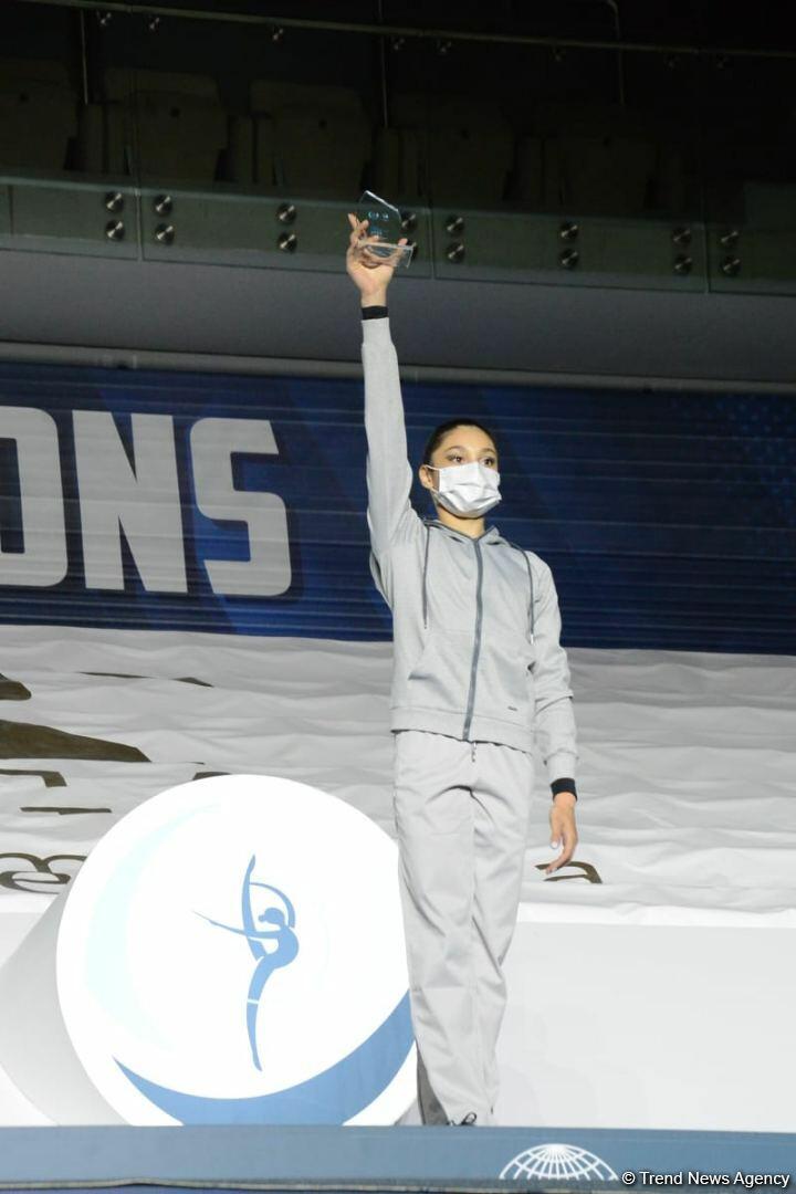 В рамках Кубка мира в Баку гимнасткам вручили AGF Trophy