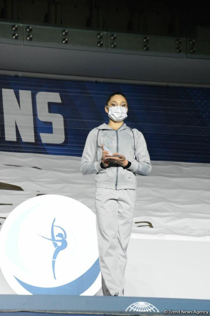 В рамках Кубка мира в Баку гимнасткам вручили AGF Trophy