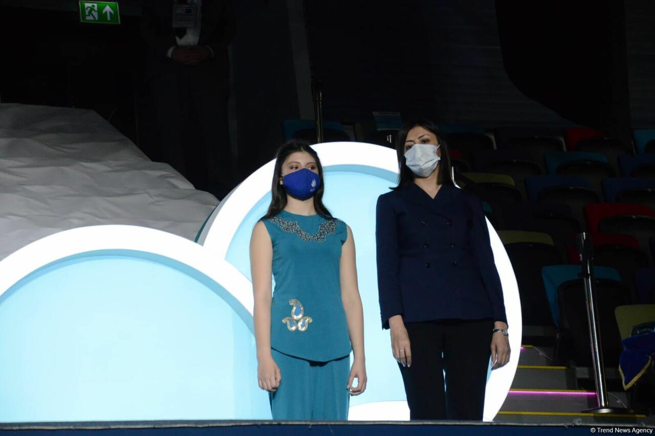 В рамках Кубка мира в Баку гимнасткам вручили AGF Trophy