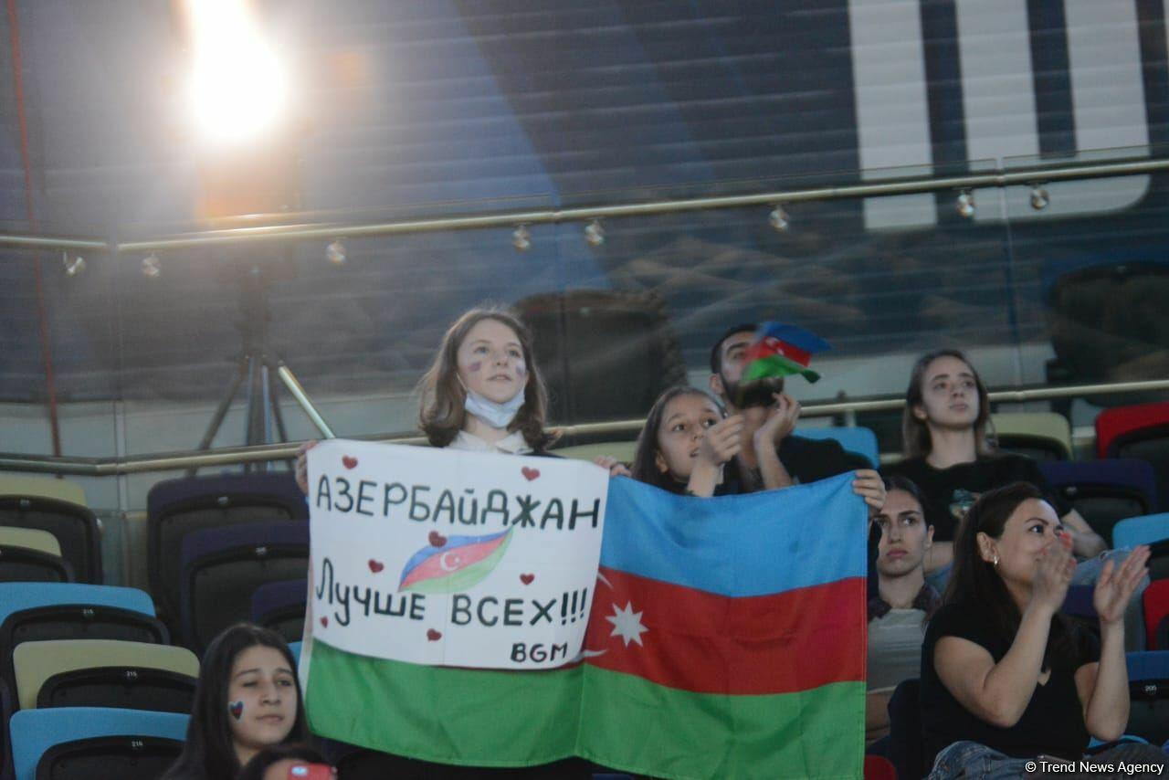 В Баку стартовал заключительный день соревнований Кубка мира FIG по художественной гимнастике