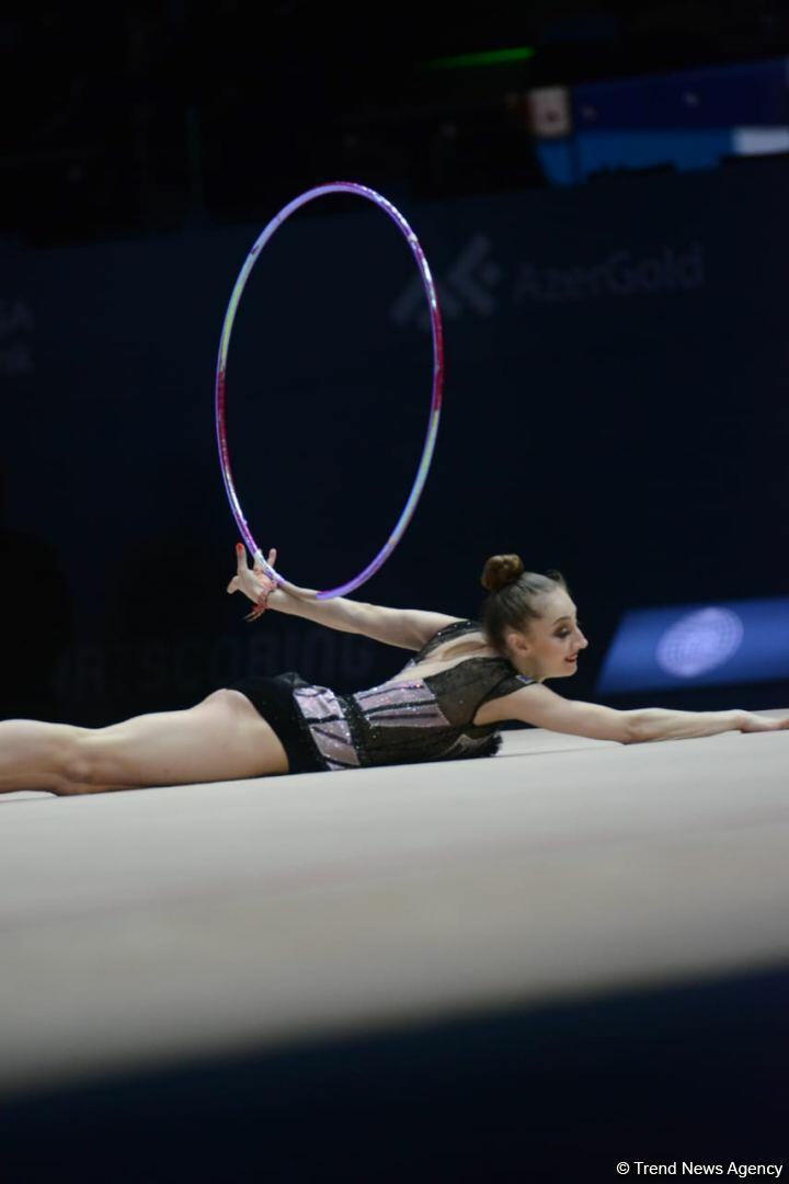 В Баку стартовал заключительный день соревнований Кубка мира FIG по художественной гимнастике