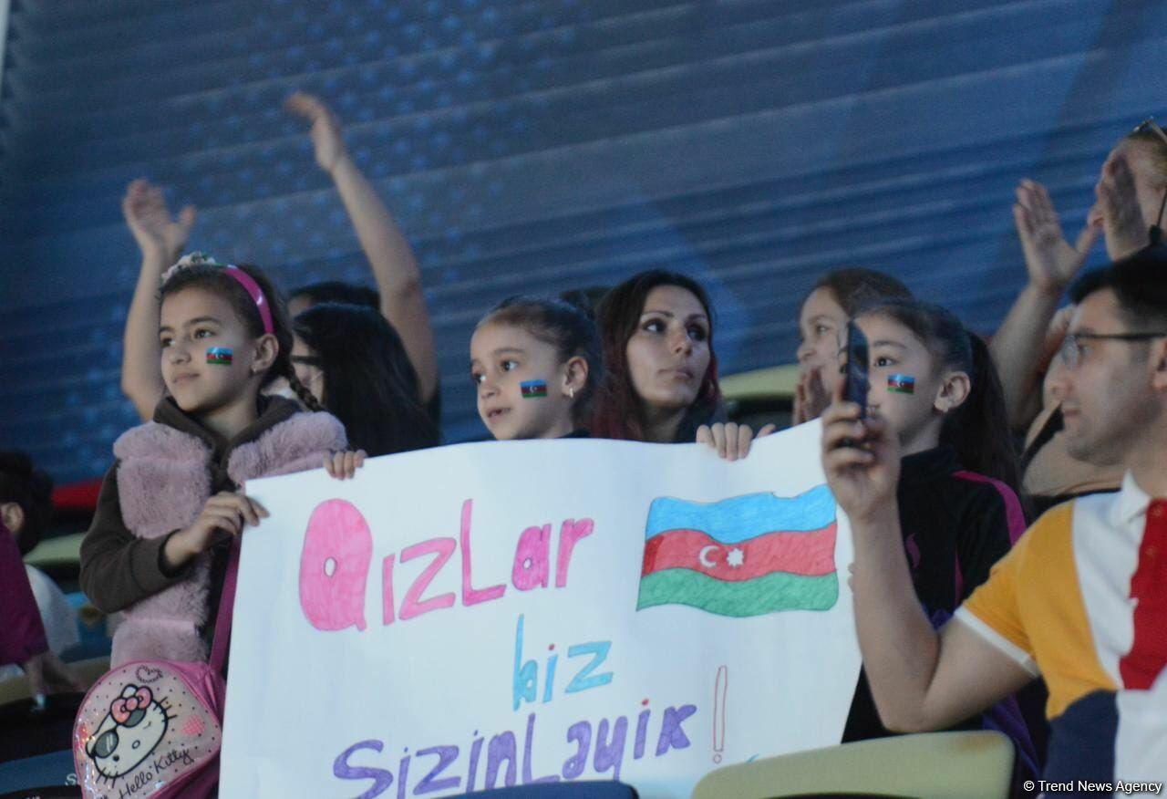 В Баку стартовал заключительный день соревнований Кубка мира FIG по художественной гимнастике