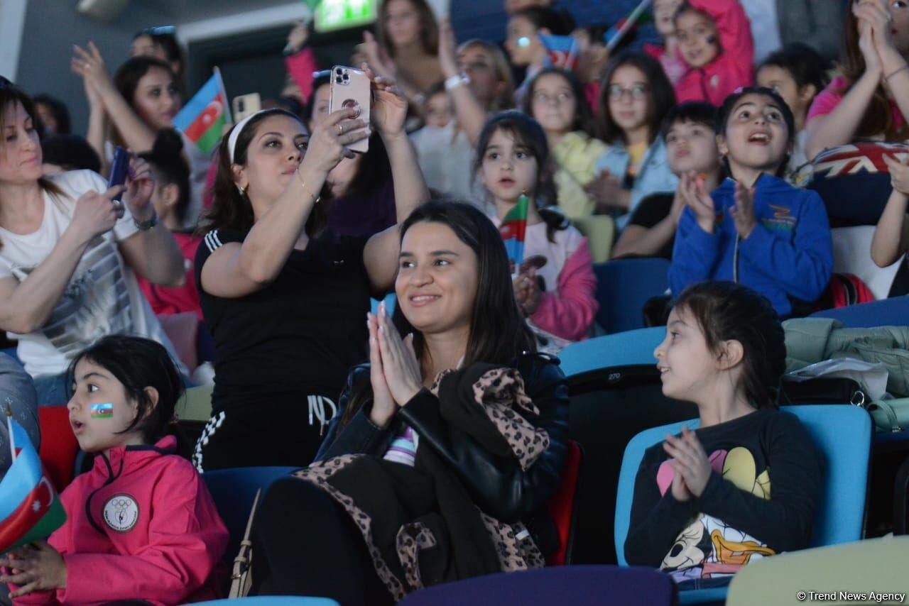 В Баку стартовал заключительный день соревнований Кубка мира FIG по художественной гимнастике