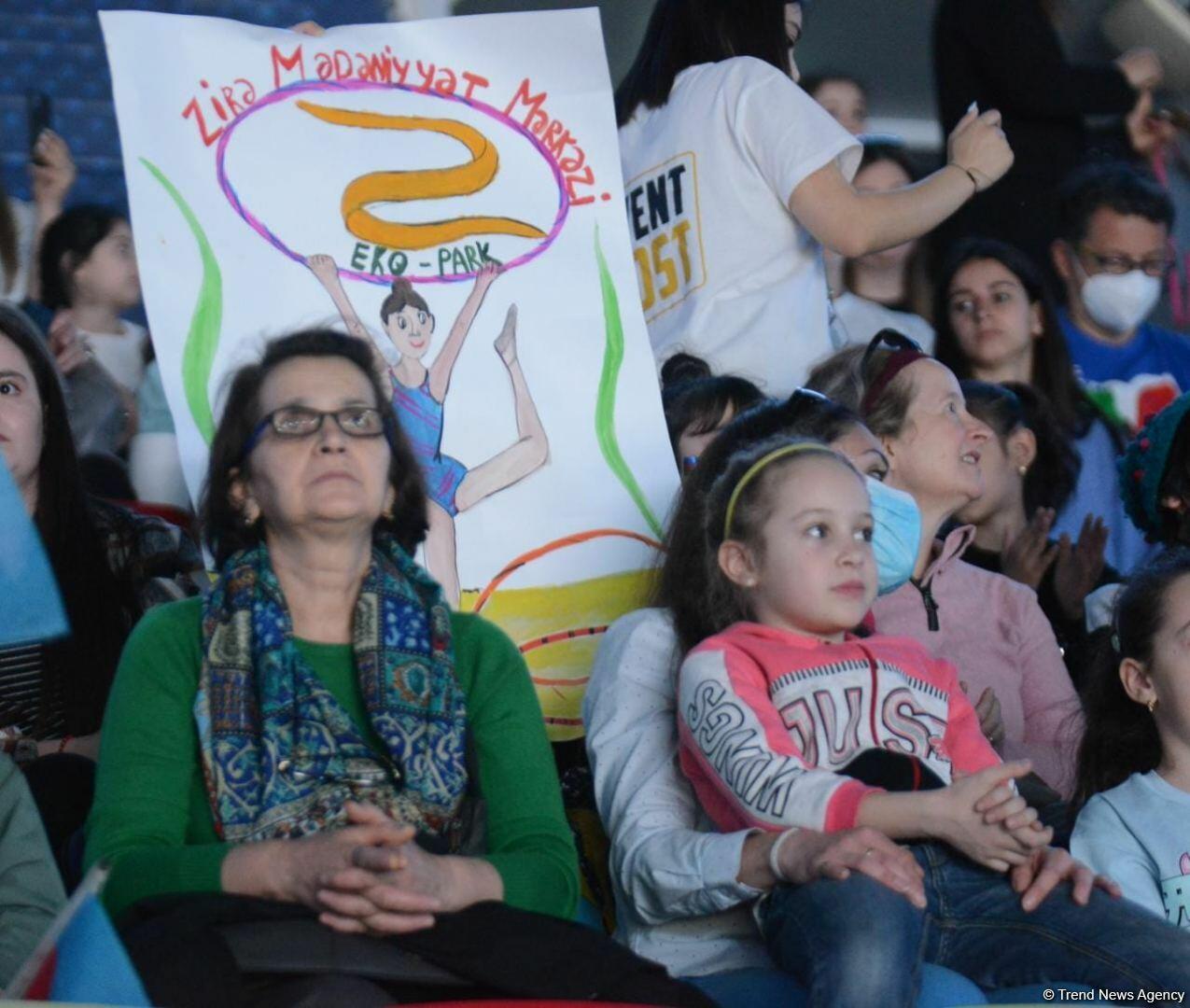 В Баку стартовал заключительный день соревнований Кубка мира FIG по художественной гимнастике