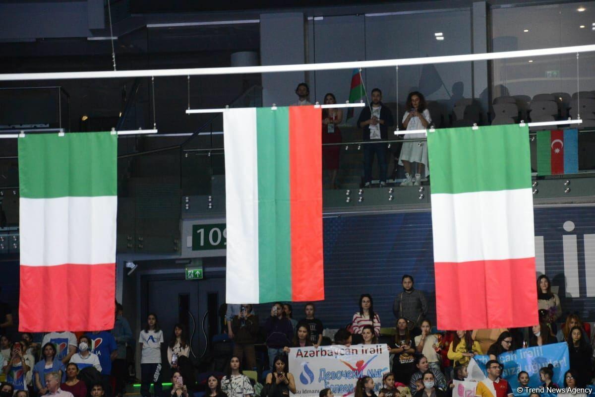 В Баку прошла церемония награждения победителей и призеров Кубка мира FIG по художественной гимнастике