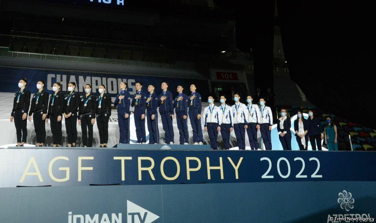 В Баку прошла церемония награждения победителей и призеров Кубка мира FIG по художественной гимнастике