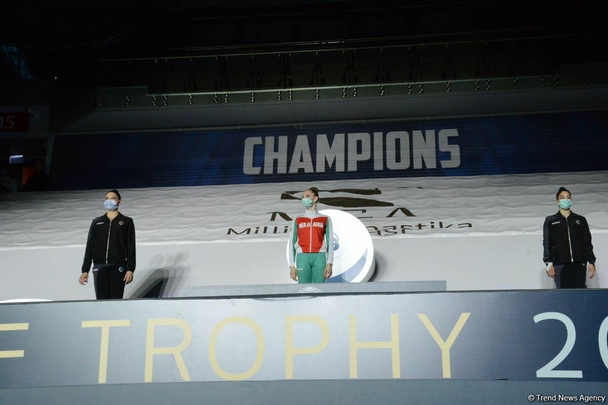 В Баку прошла церемония награждения победителей и призеров Кубка мира FIG по художественной гимнастике