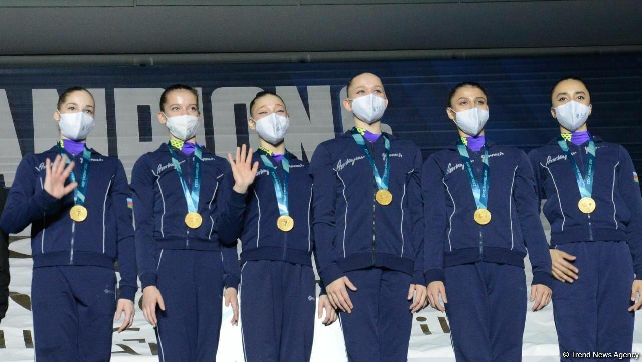 В Баку прошла церемония награждения победителей и призеров Кубка мира FIG по художественной гимнастике