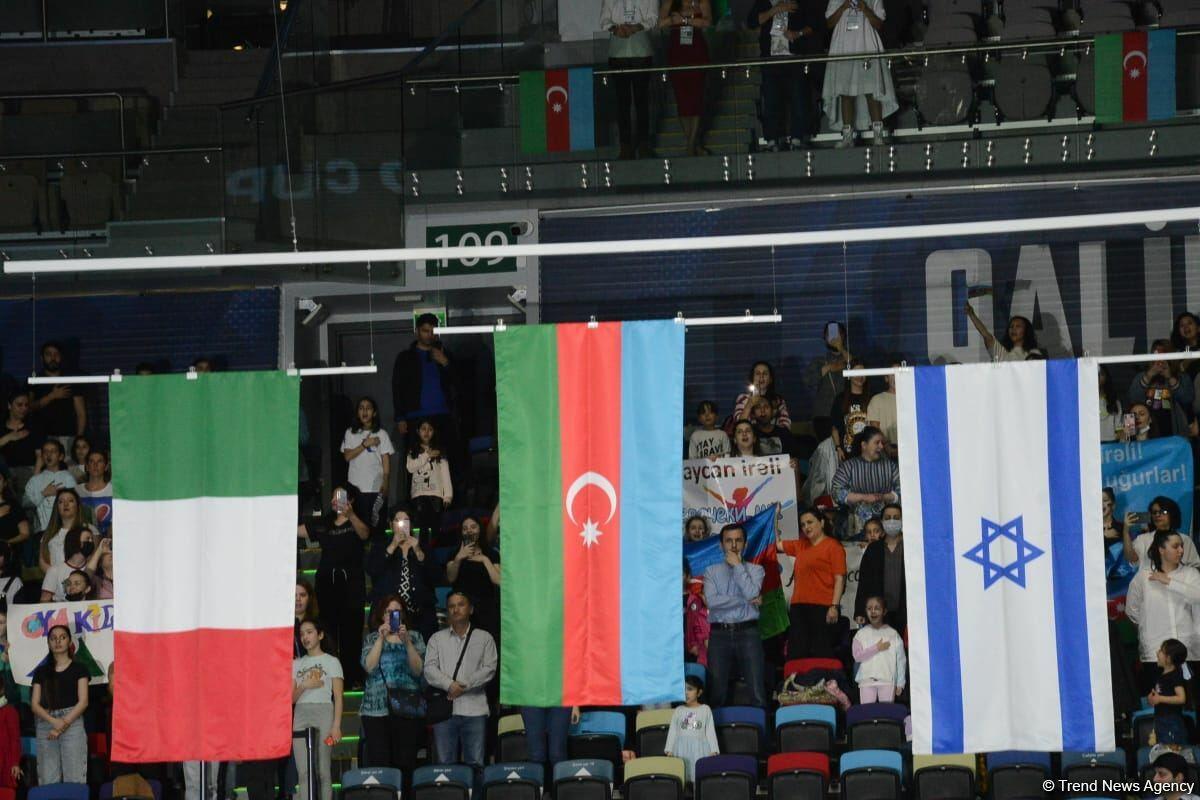 В Баку прошла церемония награждения победителей и призеров Кубка мира FIG по художественной гимнастике