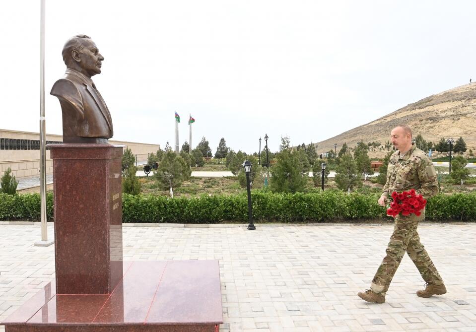 Президент Азербайджана, Верховный главнокомандующий Вооруженными силами Ильхам Алиев посетил N-скую воинскую часть Сил спецназа минобороны