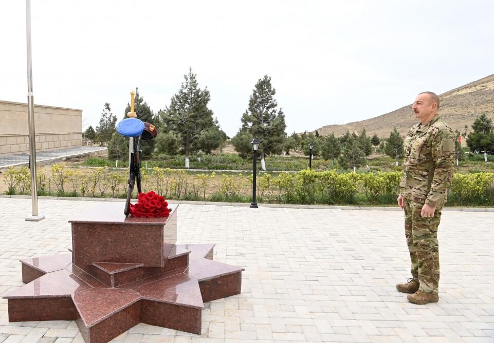 Президент Азербайджана, Верховный главнокомандующий Вооруженными силами Ильхам Алиев посетил N-скую воинскую часть Сил спецназа минобороны
