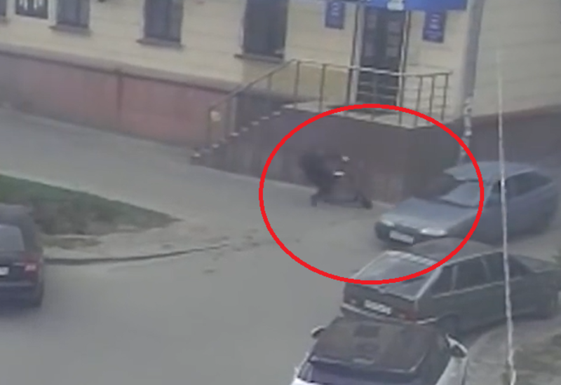 Роковое ДТП с мотоциклом в России попало на видео