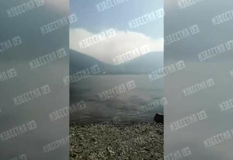 Пожар около ГЭС в Красноярском крае