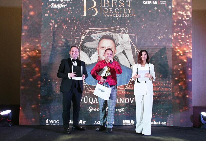 Корреспондент Trend отмечен премией BEST OF THE CITY за вклад в развитие СМИ