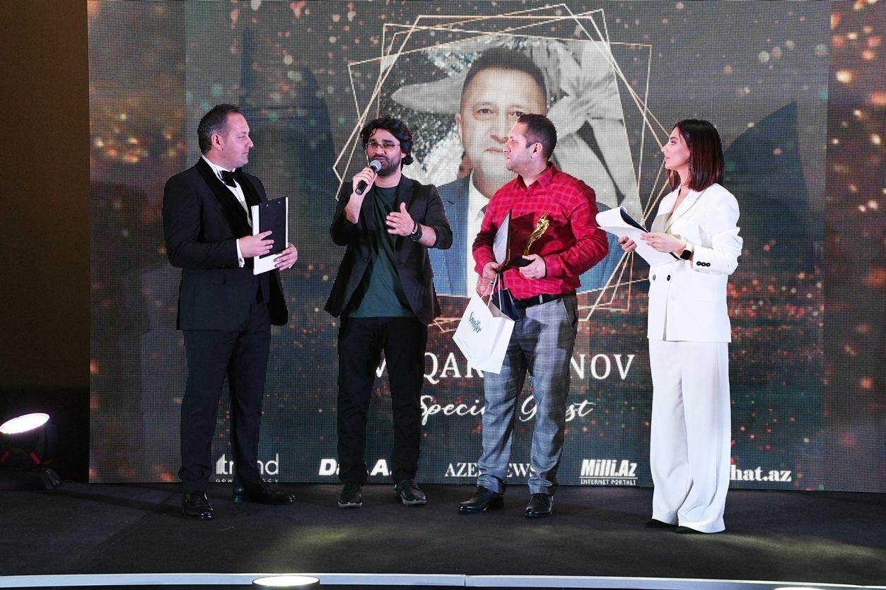 Корреспондент Trend отмечен премией BEST OF THE CITY за вклад в развитие СМИ