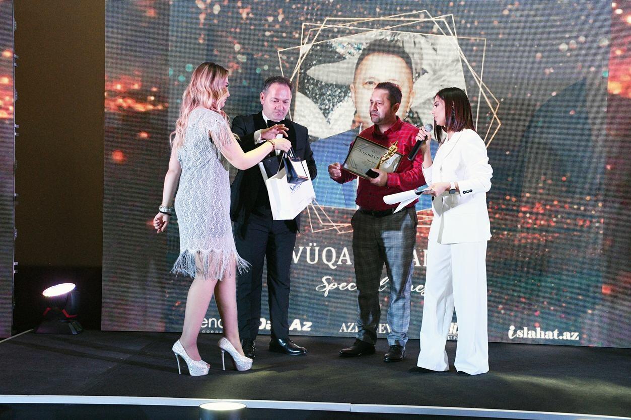 Корреспондент Trend отмечен премией BEST OF THE CITY за вклад в развитие СМИ