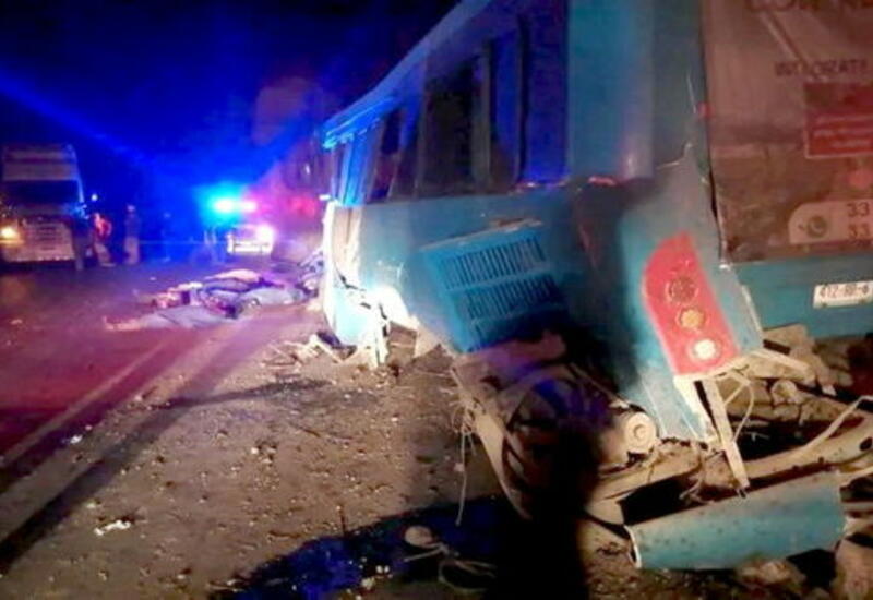 ДТП с автобусом в Мексике