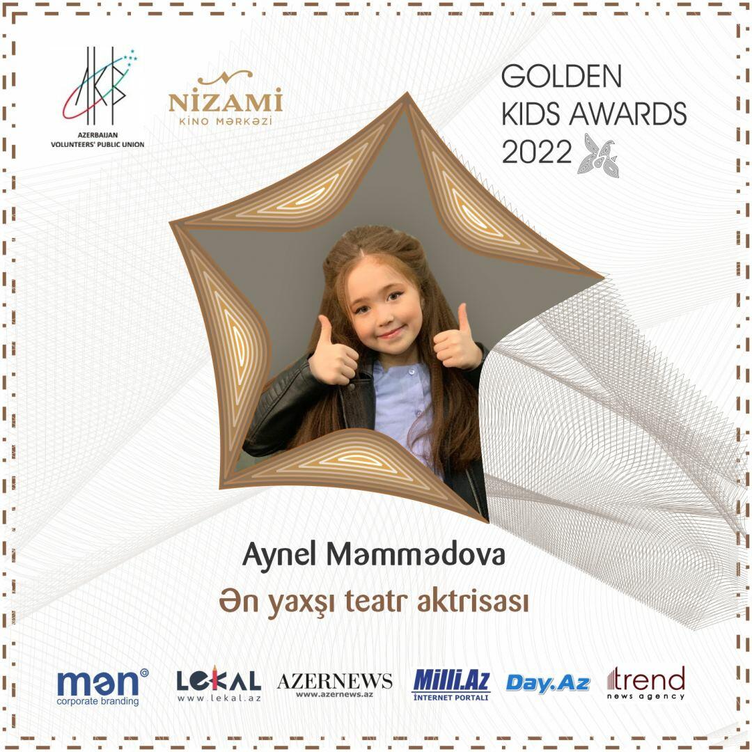 В Баку состоится церемония награждения победителей проекта Golden Kids Awards