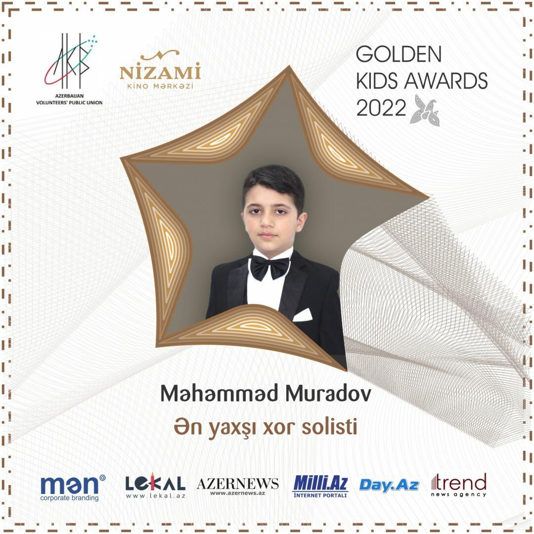 В Баку состоится церемония награждения победителей проекта Golden Kids Awards
