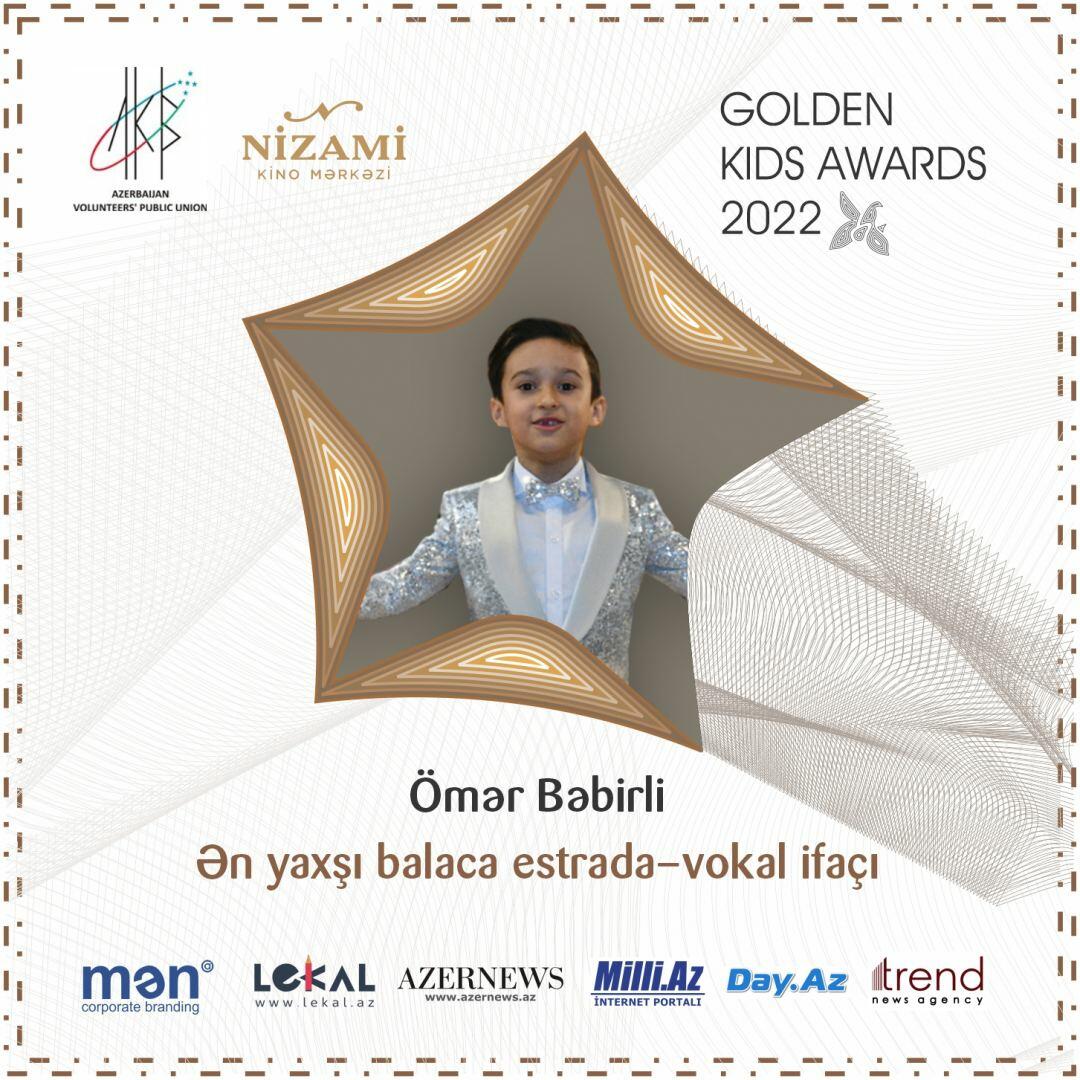 В Баку состоится церемония награждения победителей проекта Golden Kids Awards