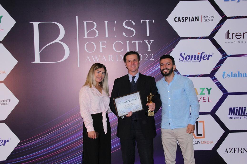 В Баку прошла церемония награждения премией BEST OF THE CITY 2022