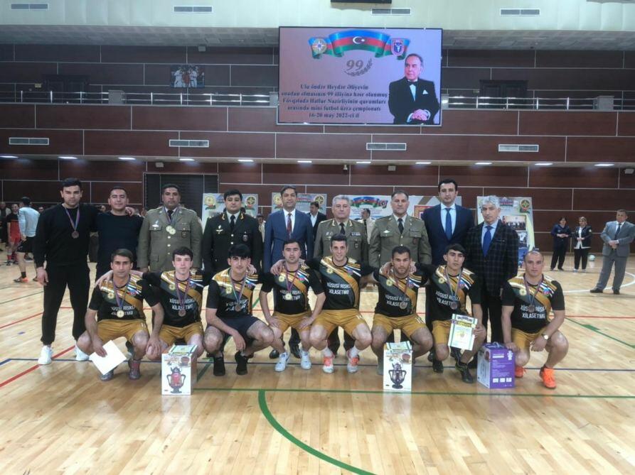 Ümummilli lider Heydər Əliyevin anadan olmasının 99-cu ildönümünə həsr olunmuş minifutbol çempionatı yekunlaşıb