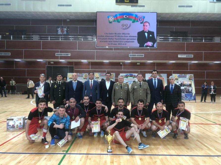 Ümummilli lider Heydər Əliyevin anadan olmasının 99-cu ildönümünə həsr olunmuş minifutbol çempionatı yekunlaşıb