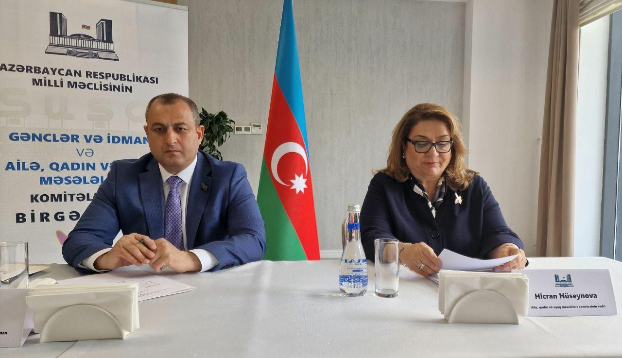 Şuşa şəhərində Milli Məclisin iki komitəsinin birgə dinləmələri keçirilib