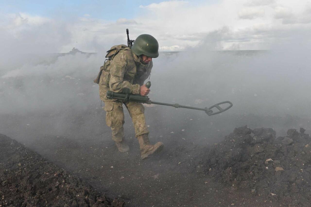 Военные Азербайджана и Турции на совместных учениях