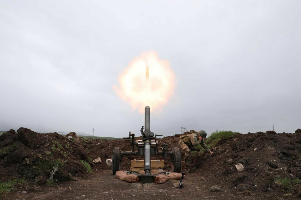 Военные Азербайджана и Турции на совместных учениях