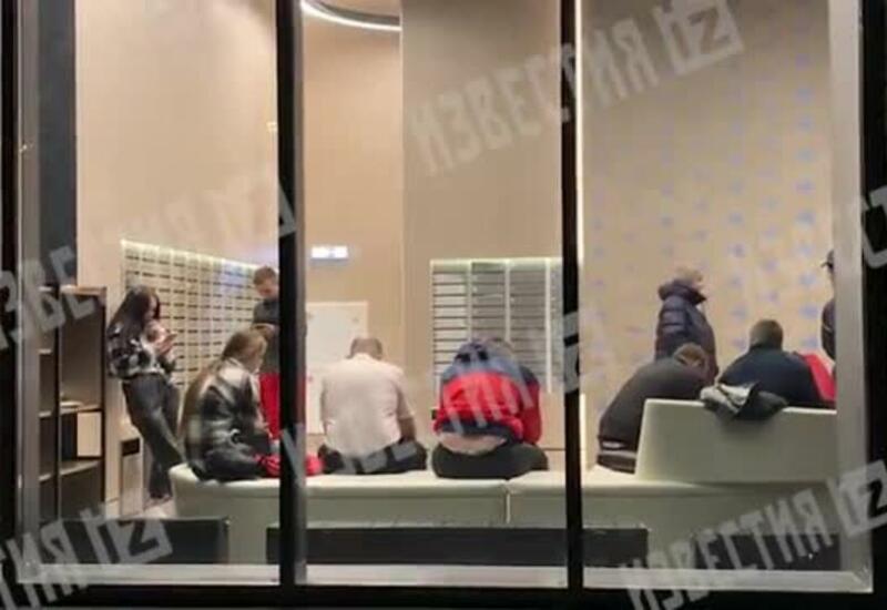 Момент стрельбы в московском ЖК